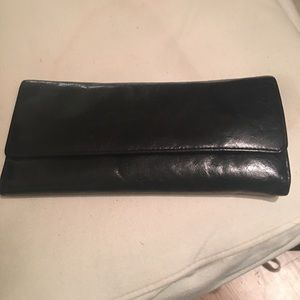 HOBO Black leather wallet